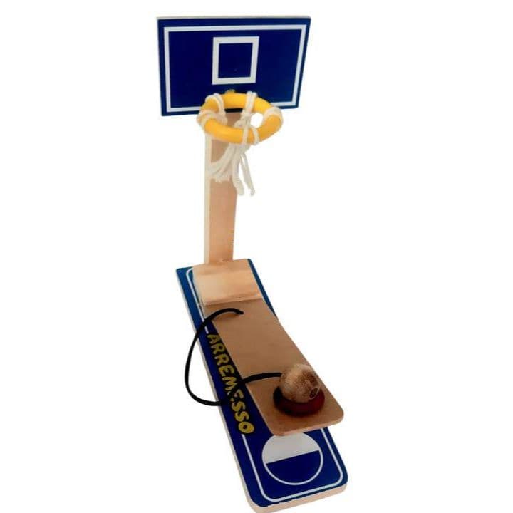 Brinquedo Pedagógico Educativo Em Madeira Basquete Arremesso