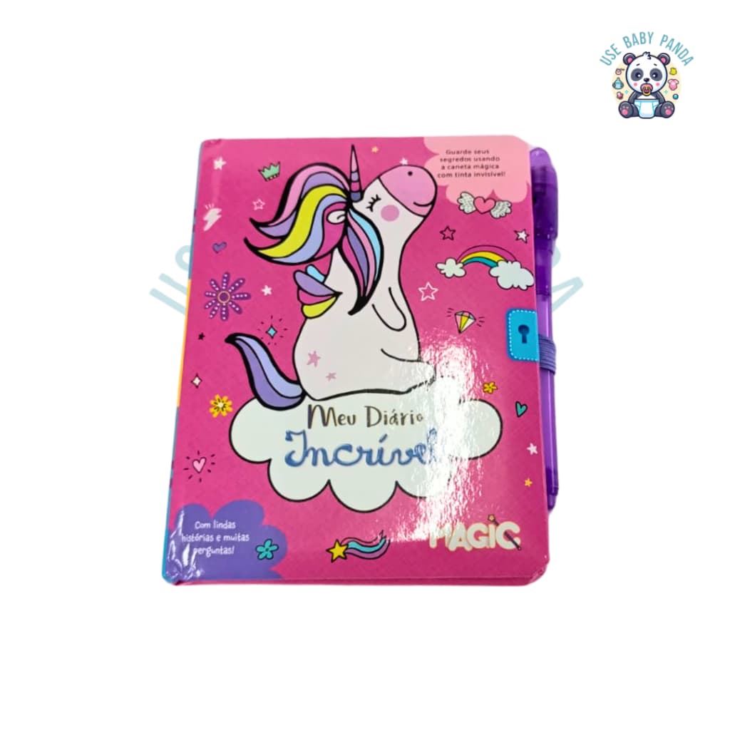 Meu Diário Incrível Diário Magico Com Caneta Invisível - Magic