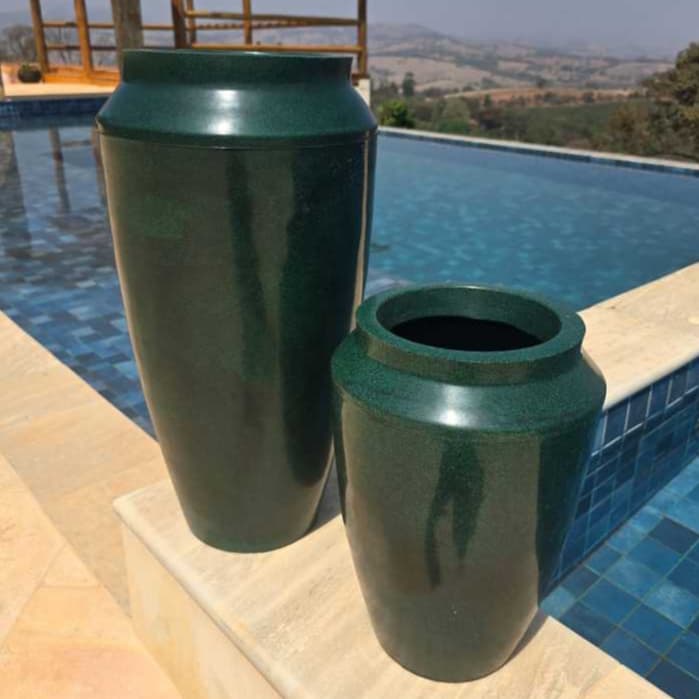 Kit 2 Vasos para Plantas em polietileno Luxo Egípcio P e M