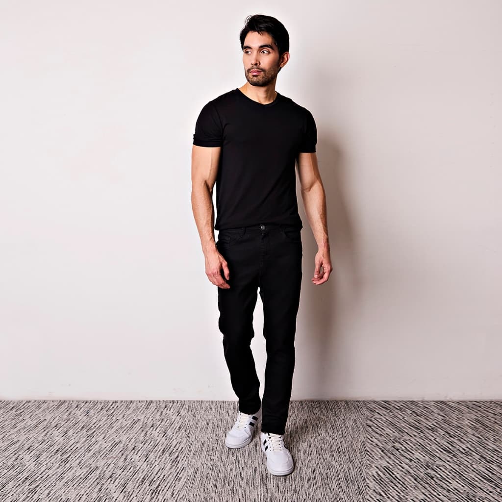 Calça Sarja Masculina Skinny Preta - Vizzy 94648