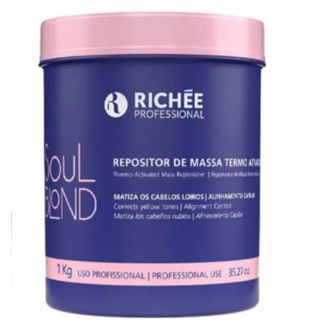 Richée Soul Blond Repositor De Massa Termo Ativado 1kg
