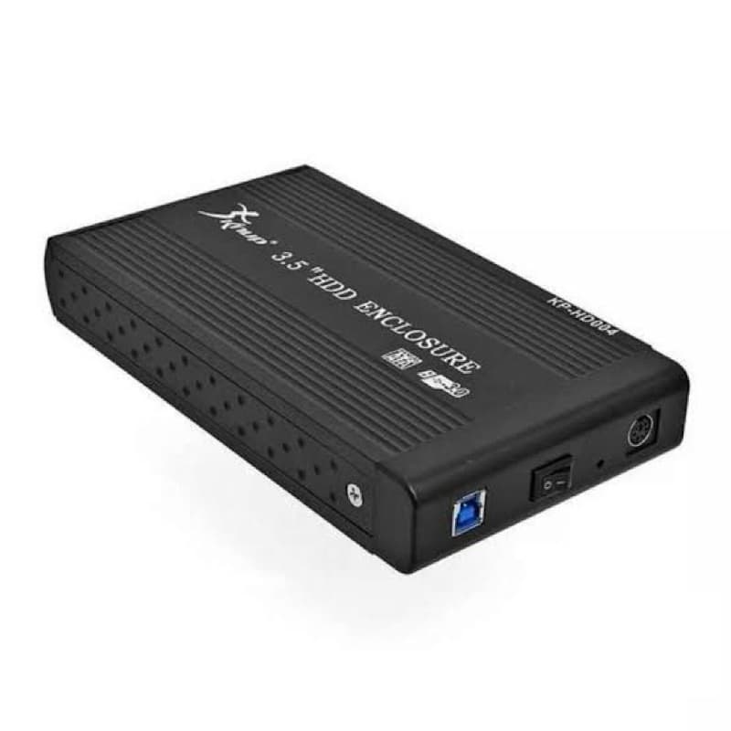Case Para HD Knup Externo, Para PC, SATA 3.5, USB 3.0, Preto - KP-HD004