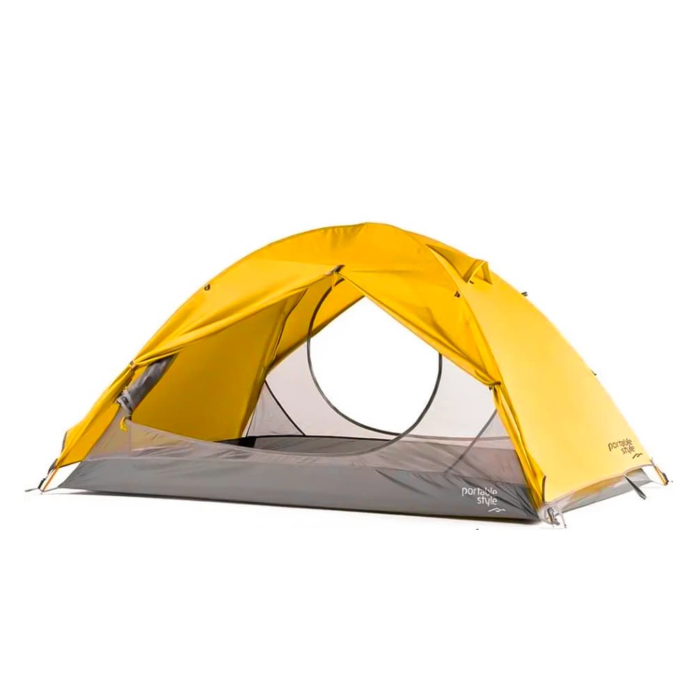 Barraca Impermeável Iglu 2 Pessoas PU 3000mm Acampamento Ultraleve Portátil Autoportante 4 Estações