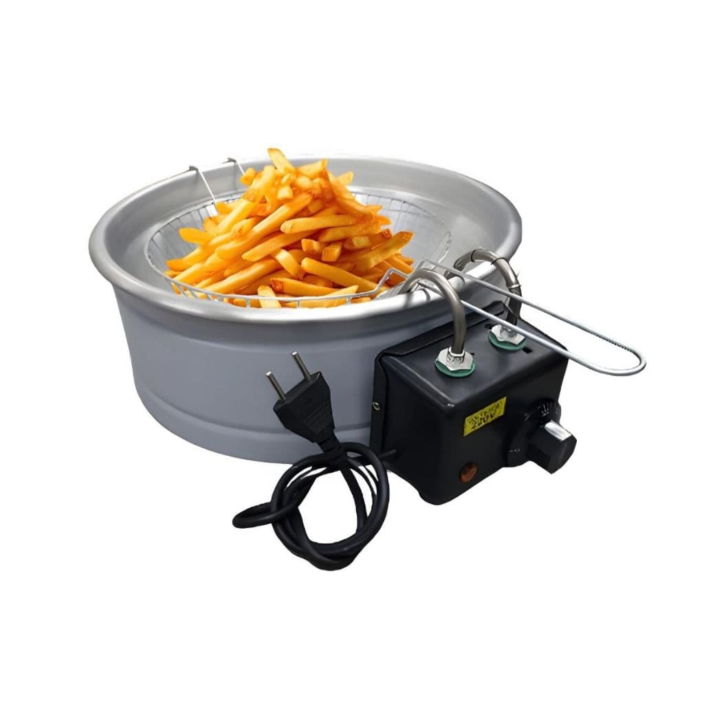 Fritadeira Elétrica 5l Redonda - Tacho Fácil De Usar