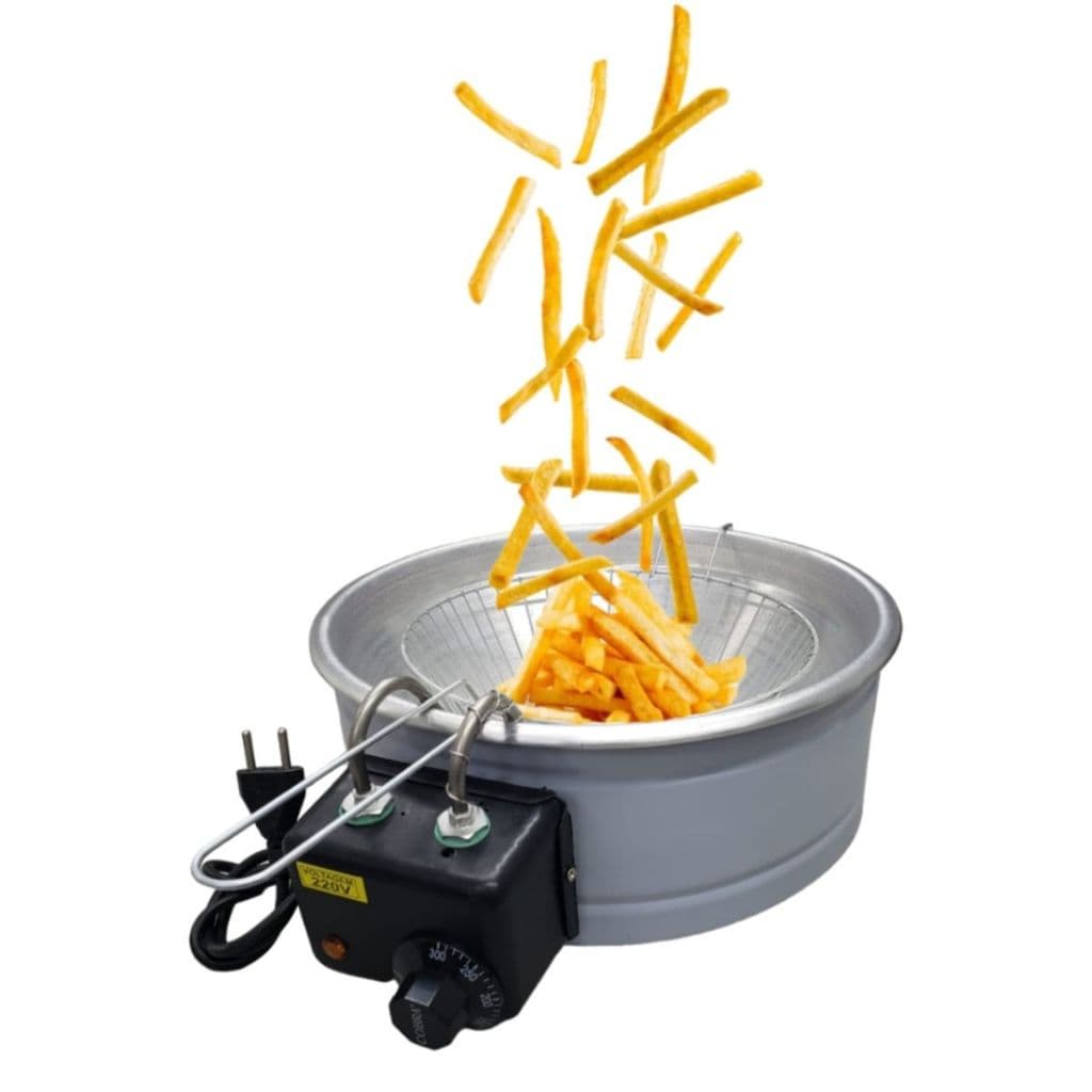Fritadeira Elétrica Inox Tacho 5 Litros