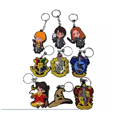 Kit 36 peças chaveiros Emborrachado Do HARRY POTTER Ótimo Para Lembrança