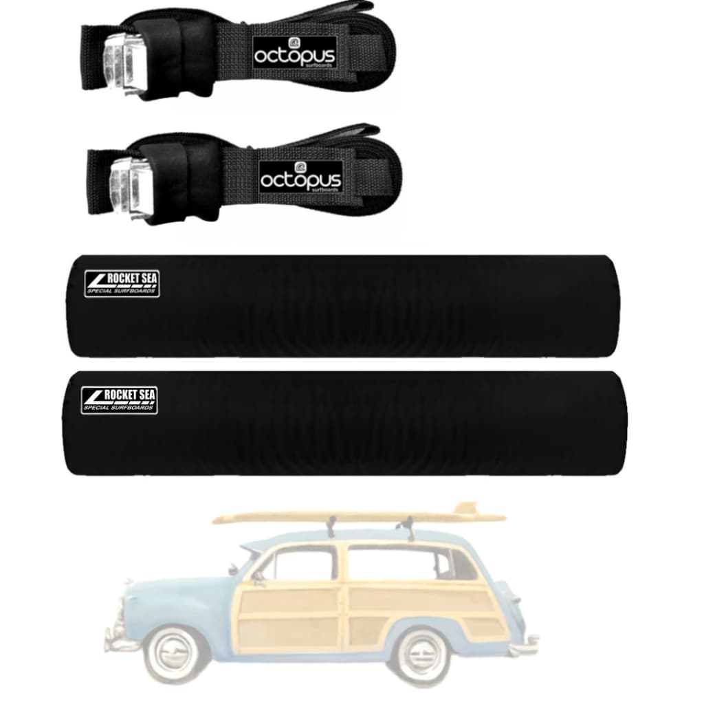 Fitas De Rack Para Pranchas De Surf Com Bastão De 50cm