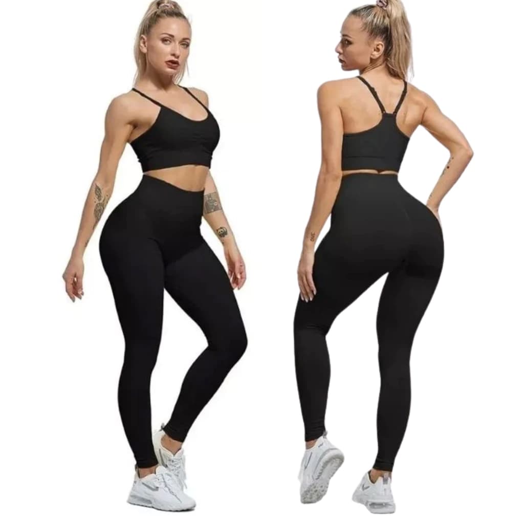 Calças Legging Feminina EFEITO EMPINA BUMBUM Suplex Academia do M AO G3