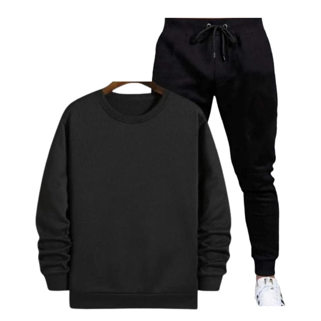 Conjunto Moletinho Confortável Academia Careca Liso Blusa Calça Unissex Promoção