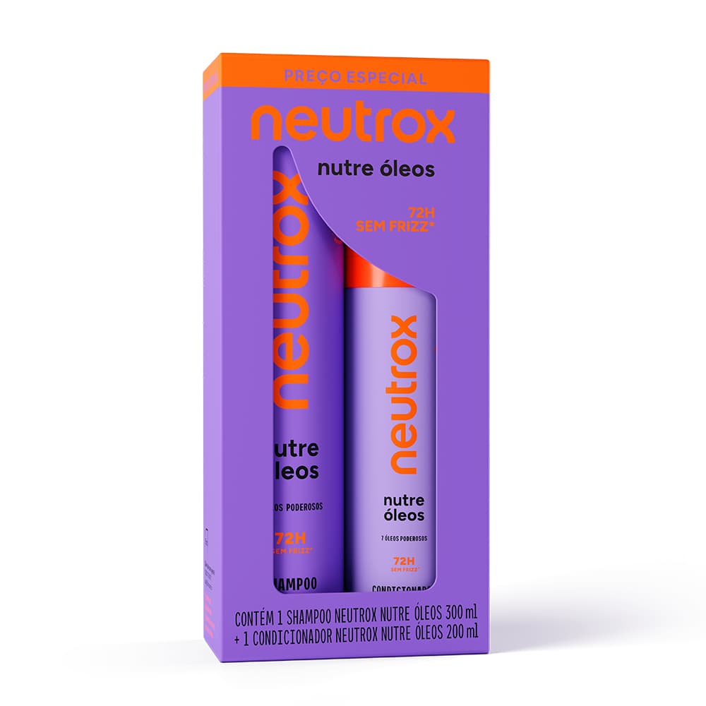 Promopack Neutrox Nutre Óleos Shampoo 300ml e Condicionador 200ml
