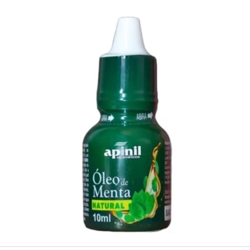 Óleo Menta Natural Corporal Relaxante  Muscular  e calmante 10 ml Apinil Cosméticos