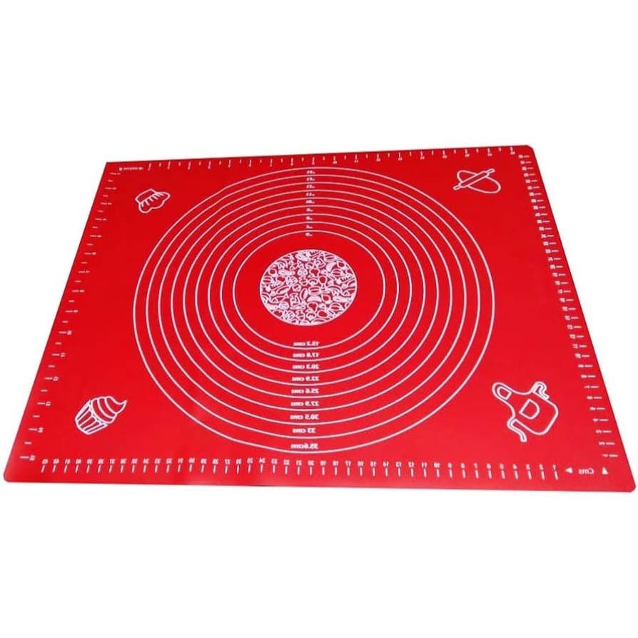 Tapete De Silicone Para Abrir e Modelar Massas/Pasta Americana - 40cm x 30cm ANTIADERENTE