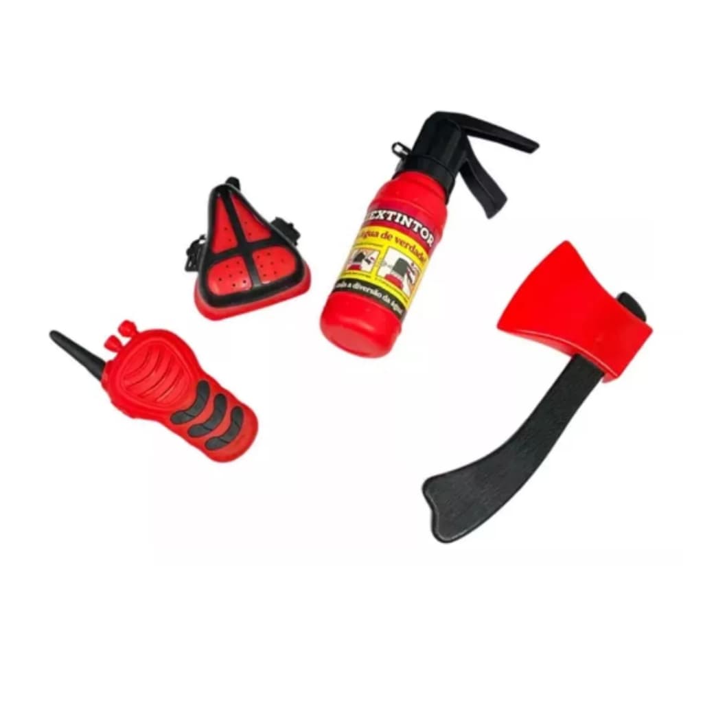 Maleta Infantil Bombeirinho Bombeiro Com 4 Peças - Paki Toys Adicionar aos favoritos
