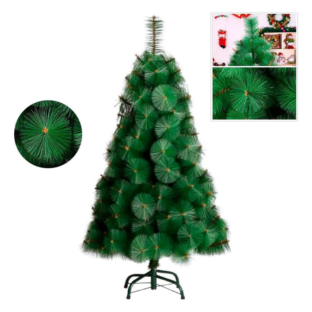 Árvore De Natal 1,50 M 130 Galhos Pinheiro Verde Cheia Luxo