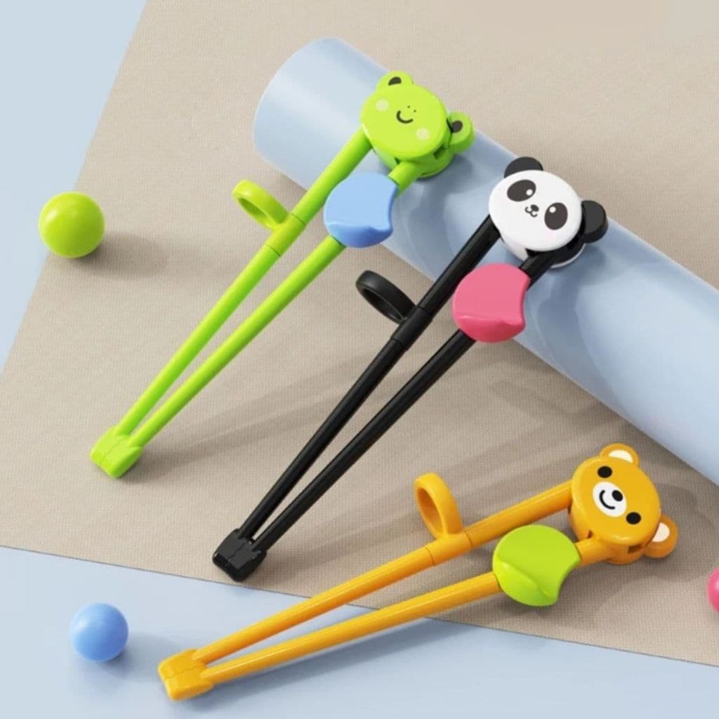 Palitos De Treinamento Para Crianças Animais De Desenho Animado Aprendizagem