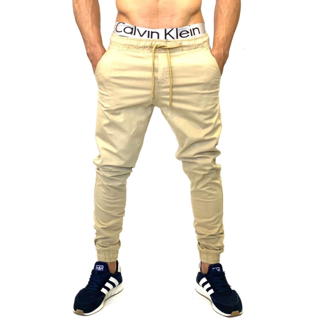 Calça Masculina Jogger Underground Com Punho Elástico E Cordão De Regulagem Na Cintura