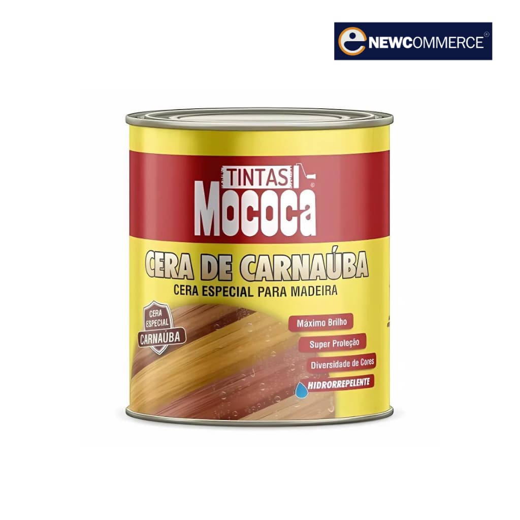 Cera De Carnaúba Para Madeira Incolor Mococa 900ml
