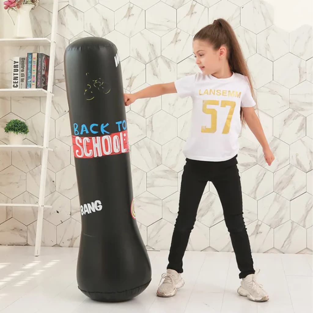 Saco de Pancadas Inflável Infantil  Teimoso  João Bobo 120 cm