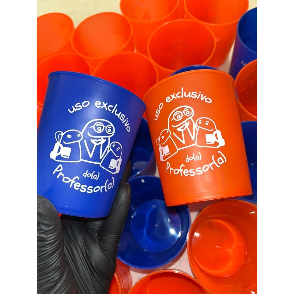 Kit 180 Copos Eco Sustentável Personalizado 350ml