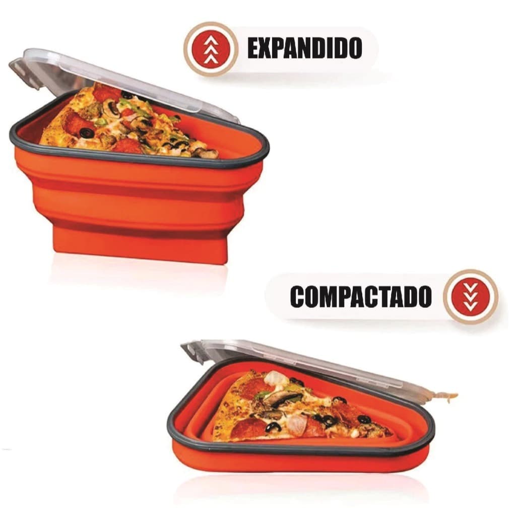 Caixa De Pizza Expansível Openwaterf Sanduíche Armazenagem Ajustável Recipiente De Fatias