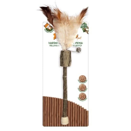 Varinha Matatabi para gatos com Pena Jambo Pet