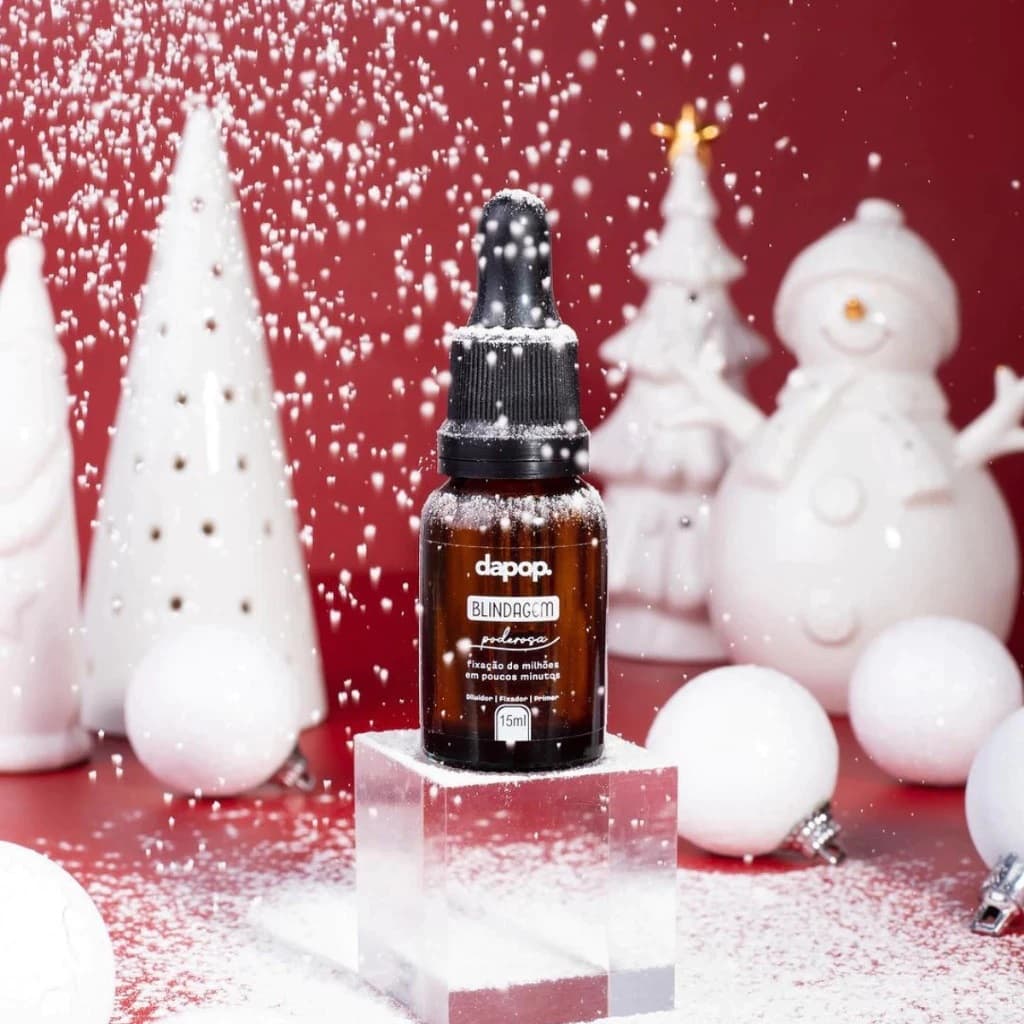 Blindagem Facial Alta Fixação Pré Maquiagem 3 em 1 Dapop 20ml Diluidor Fixador e Primer - Dapop