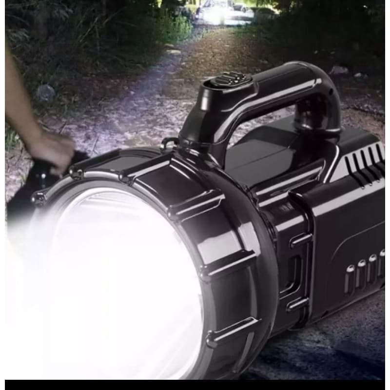 Lanterna Ultra Potente 10W Holofote Recarregável