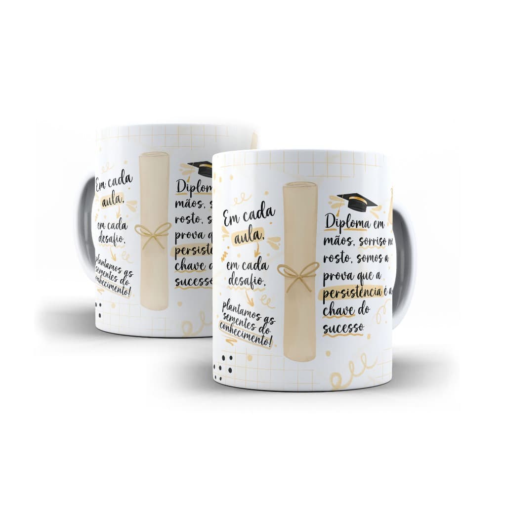 Caneca Personalizada Formatura Diploma