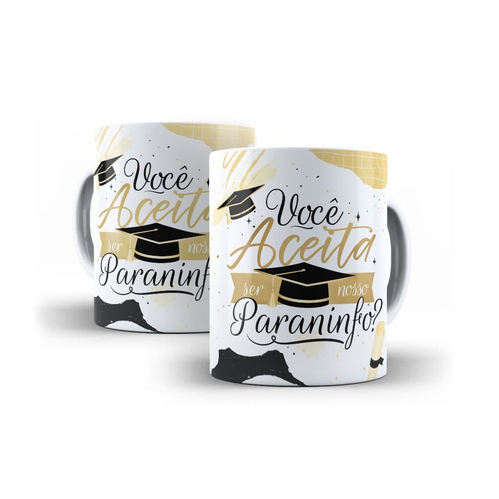 Caneca Personalizada Aceita Ser Nosso Paraninfo