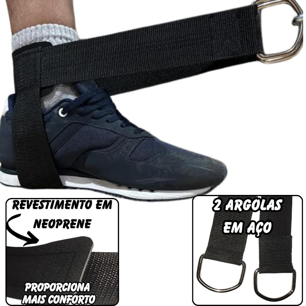 Tornozeleira Alça Para Cross Over Glúteo Puxador - SEM VELCRO