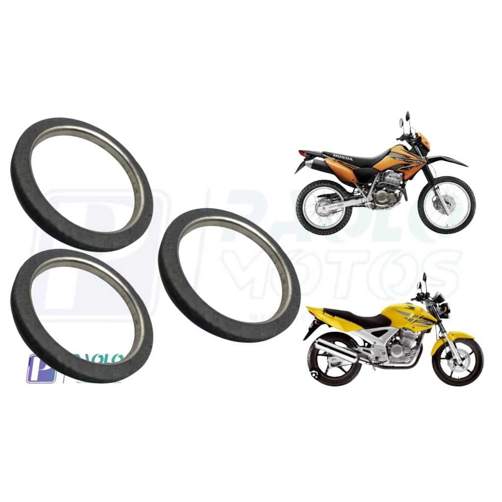 Anel escape Cbx Twister 250 01 a 08   Xr 250 Tornado 01 a 08   Cb 300 09 a 15   Xre 300 10 em dian.