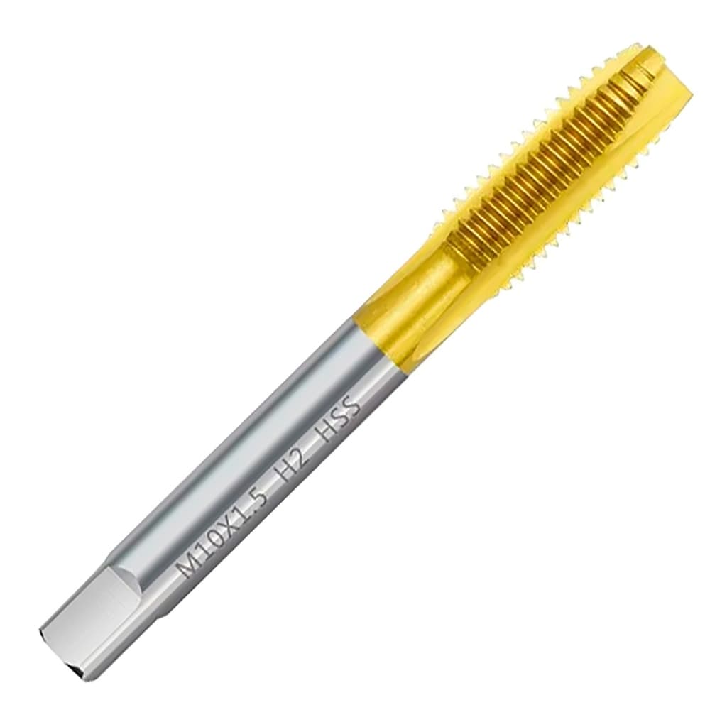Macho Manual Aço Rápido Hss Revestimento Titânio P/ Fazer Rosca M3 M4 M5 M6 M8 M10 M12 M14 M18 M20