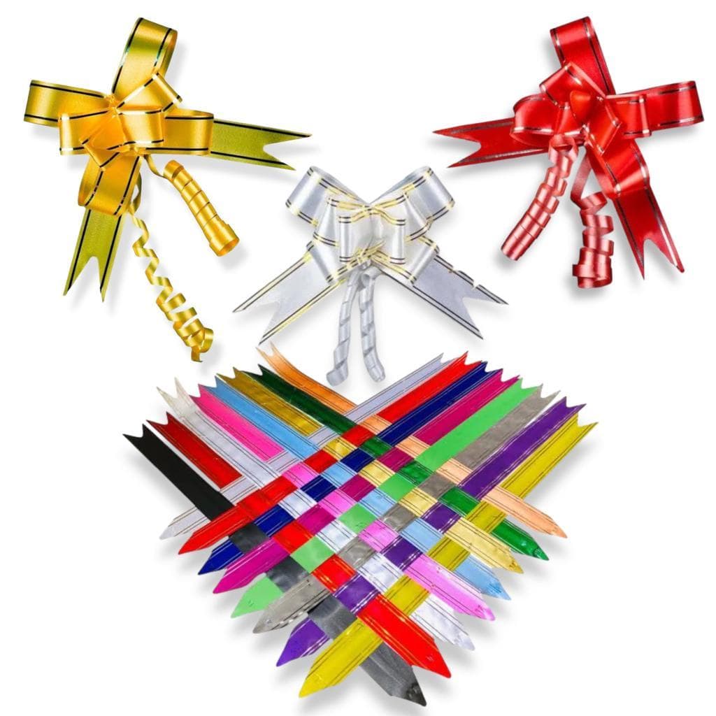 Kit 1000 Laços Fácil Mágico Gravata Para Presente 18x35cm 1000 ou 500 unidades