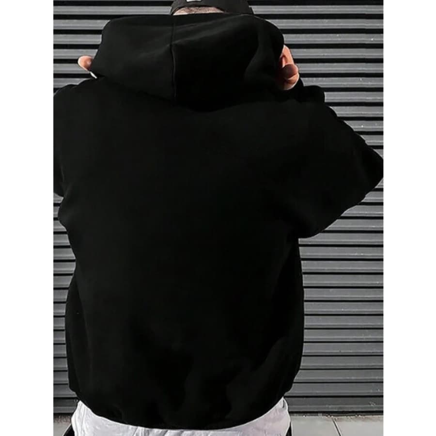 Moletom Canguru Liso Unissex Style Com Capuz e Bolso Flanelado