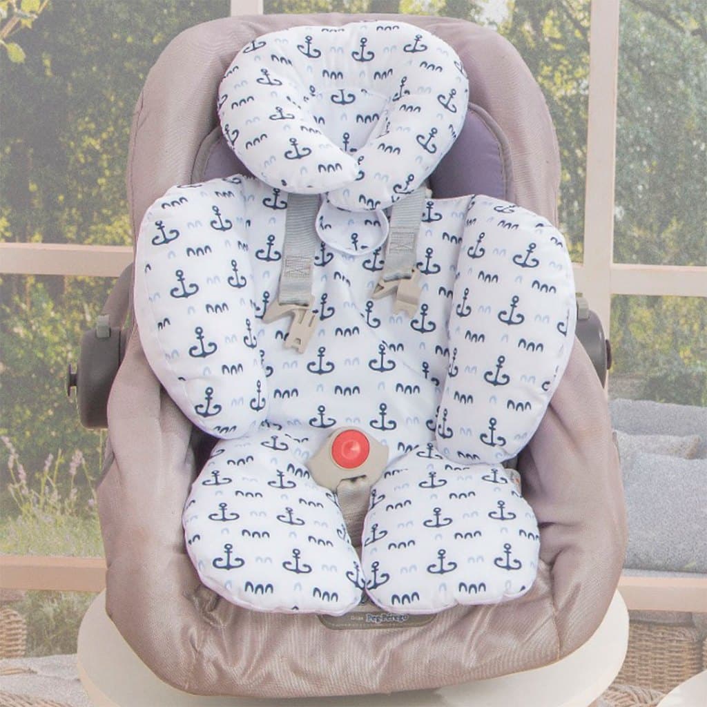 Protetor Para Bebe Conforto Apoio de Corpo Cadeirinha Baby Para Carro Fofinho Macio Anti Alérgico
