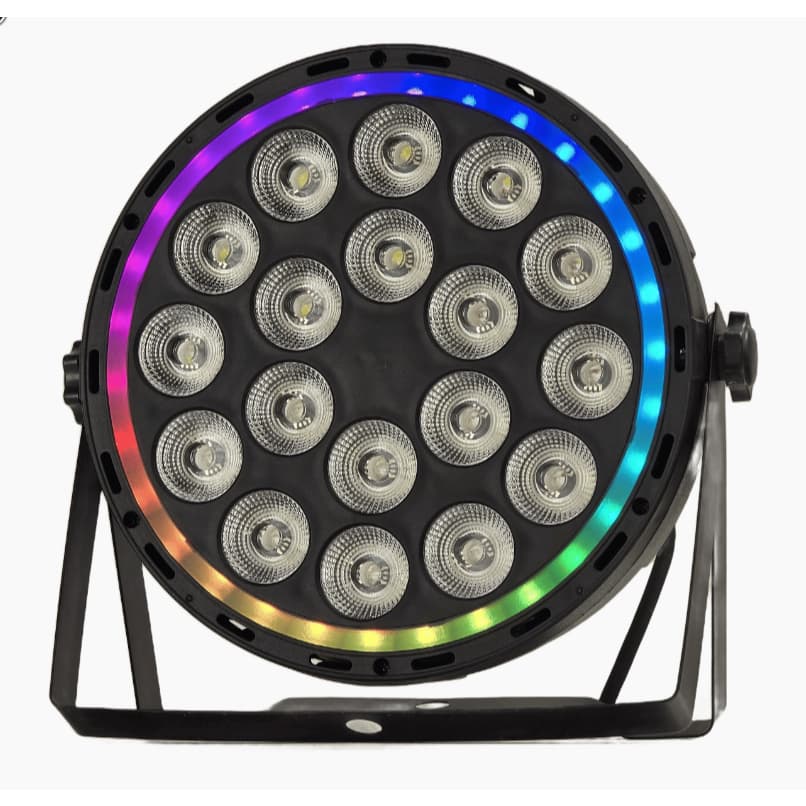 Canhao Parled 18 Leds 12w Rgbw 4IN1 Quadriled  Borda Led
