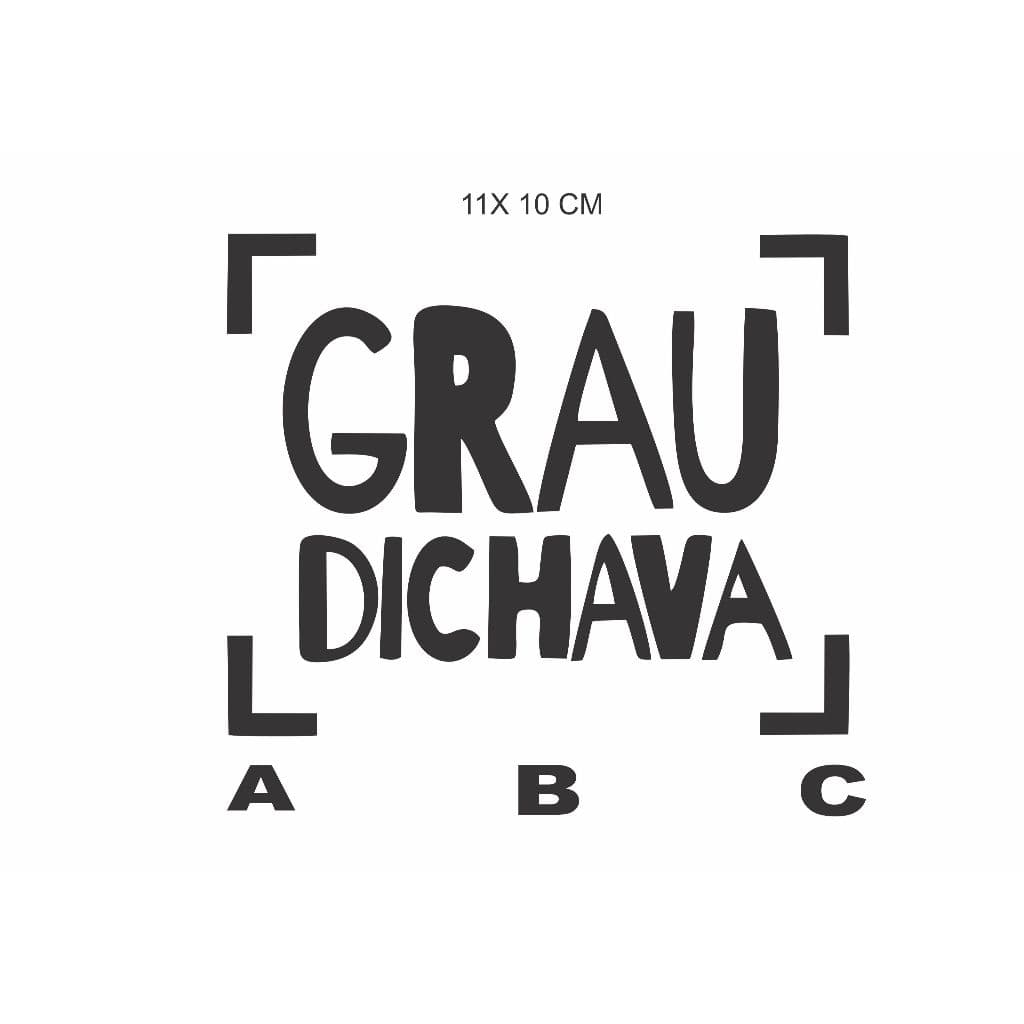 Adesivo grau dichava abc tanque