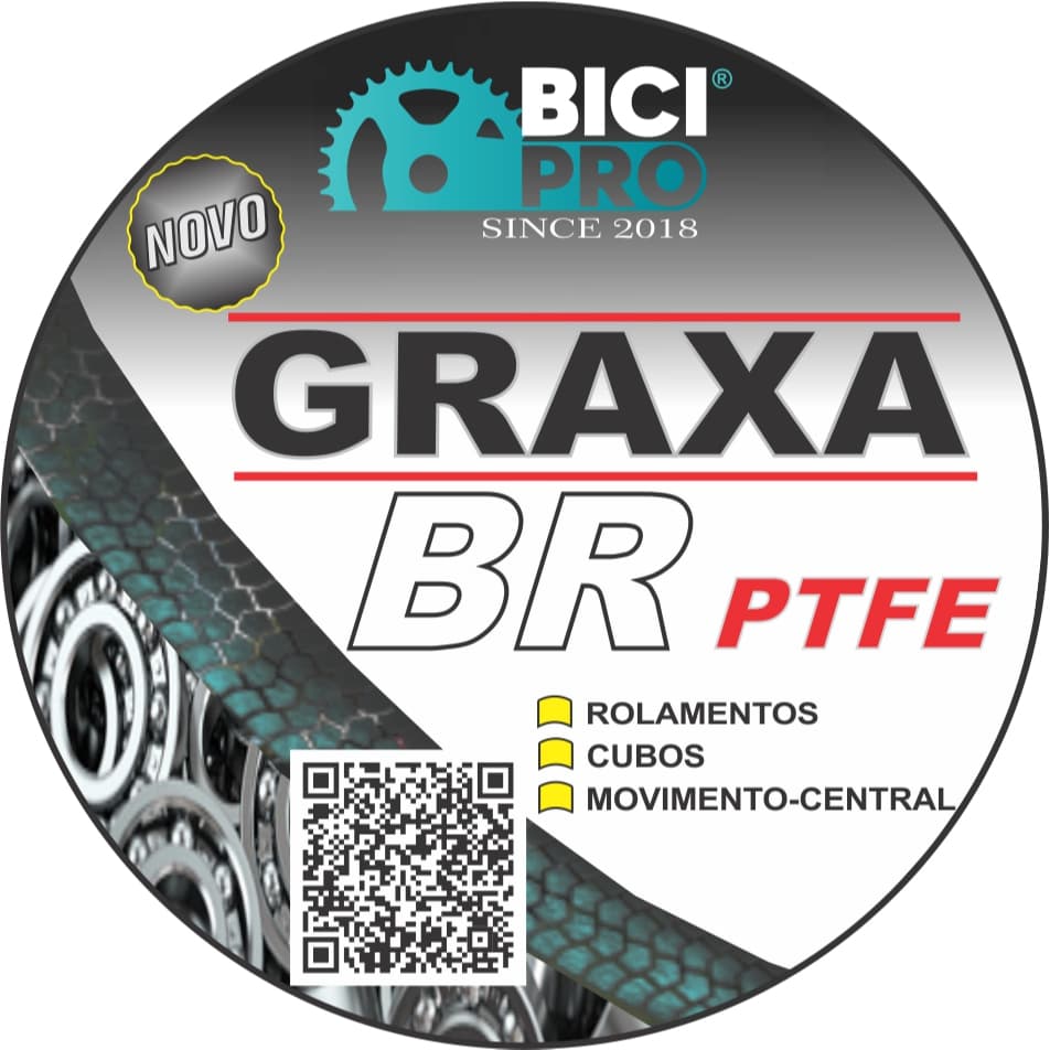 GRAXA BR PTFE ROLAMENTOS DE BIKE E MOTOS SEM LITIO CUBOS MOVIMENTO CENTRAL