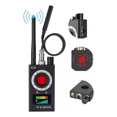Detector Localizador Rastreadores de Câmera Escuta Grampo Spy Gps Vassourinha