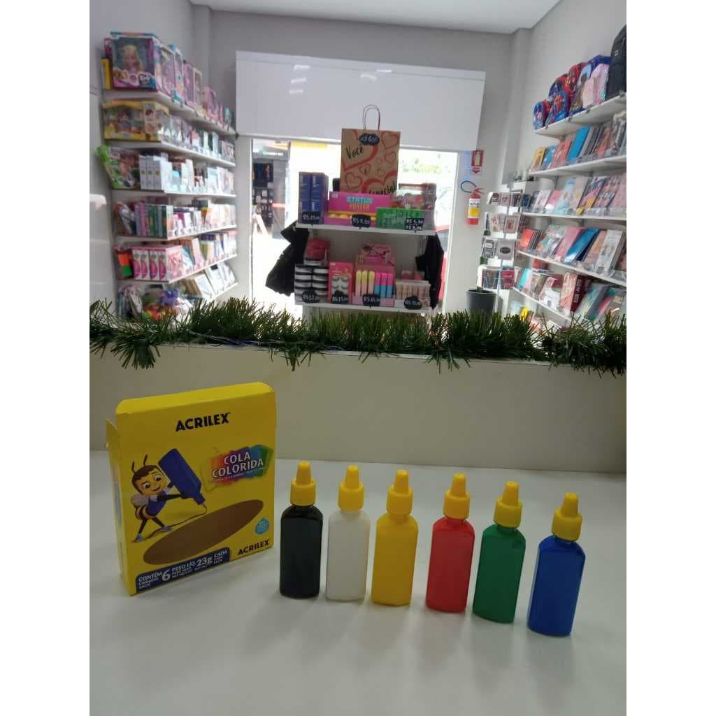 Cola Colorida - Caixa com 6 Unidades