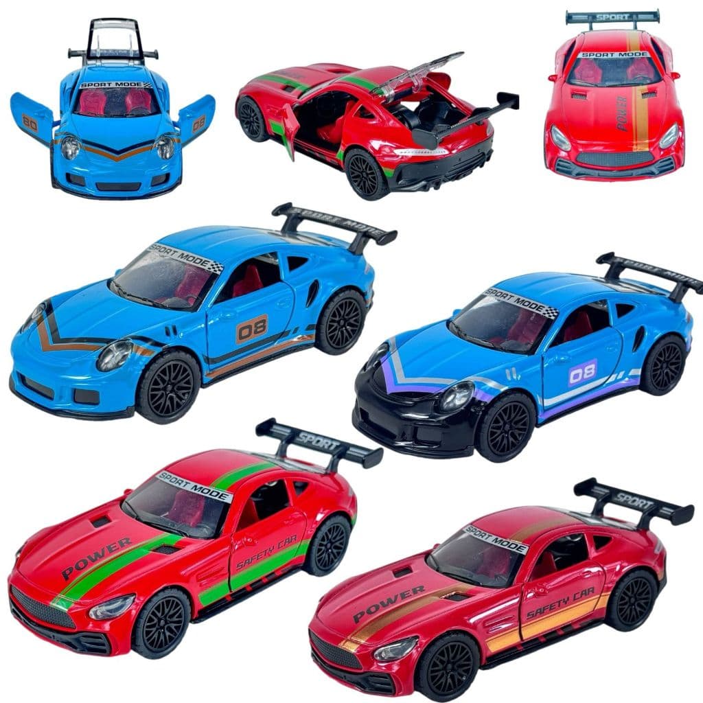 Carrinhos Em Miniatura De Ferro De Fricção Porsche Amg Gt Sport Cars Collection