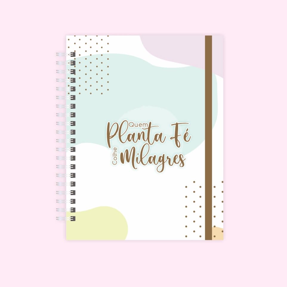Planner devocional, devocional da mulher, pão diário, plantando fé colhendo milagre