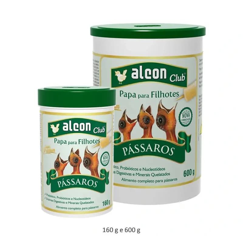 Alcon Club Papa para Filhotes de Pássaros – Ração Papa Nutritiva para Filhotes de Aves