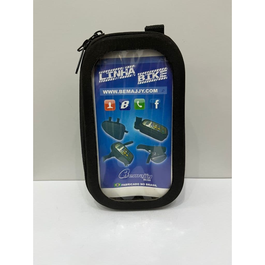 Bolsa porta celular de guidao para bicicleta