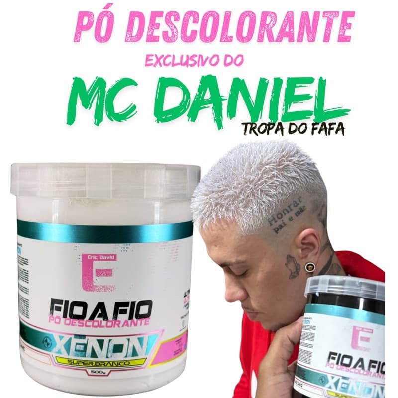 Pó Descolorante Mc Daniel 01 do Brasil para homens 500g