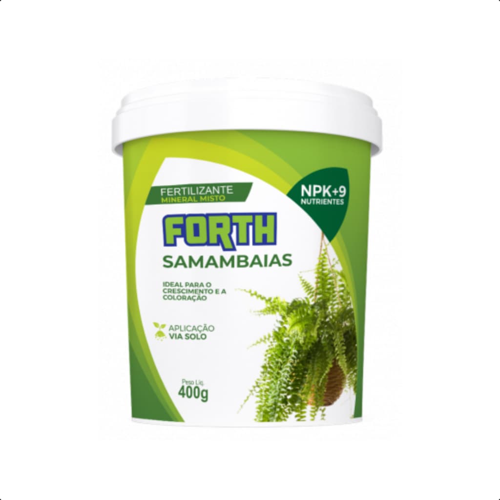 Adubo Fertilizante Forth Samambaia 400g Crescimento Manutenção NPK+