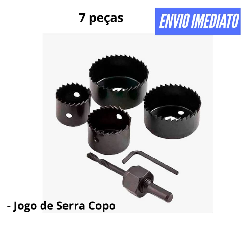 Jogo Serra Copos - 7 peças