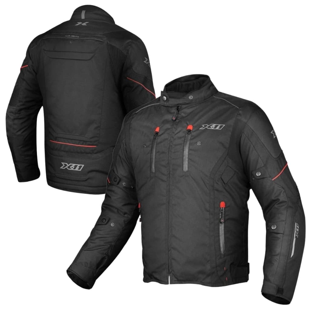JAQUETA X11 IRON 3 MASCULINA VERMELHO MOTO MOTOCICLISTA