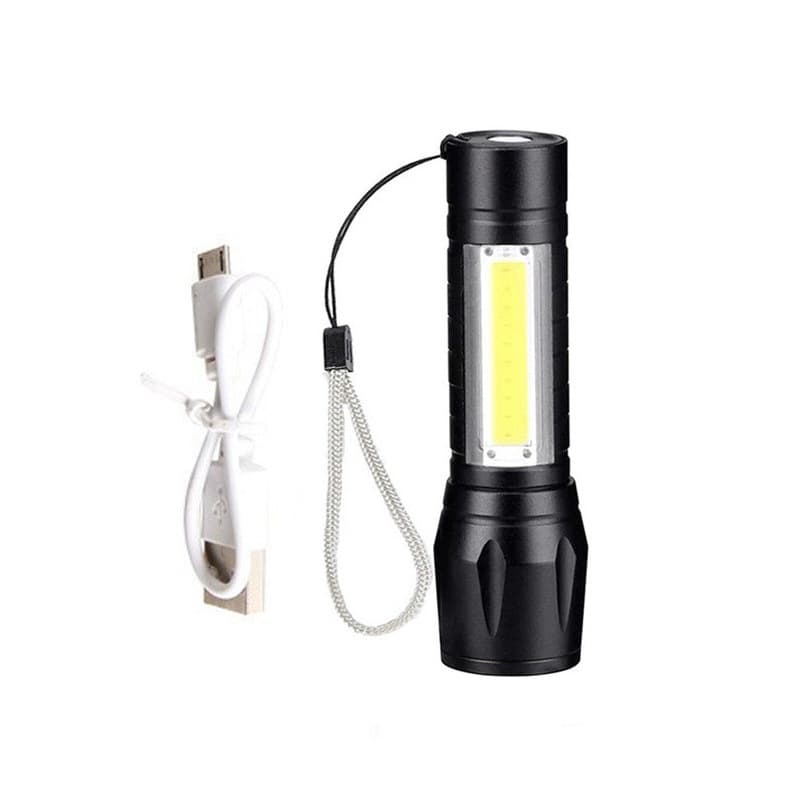 Mini Lanterna Portátil Recarregável Usb Luz Branca