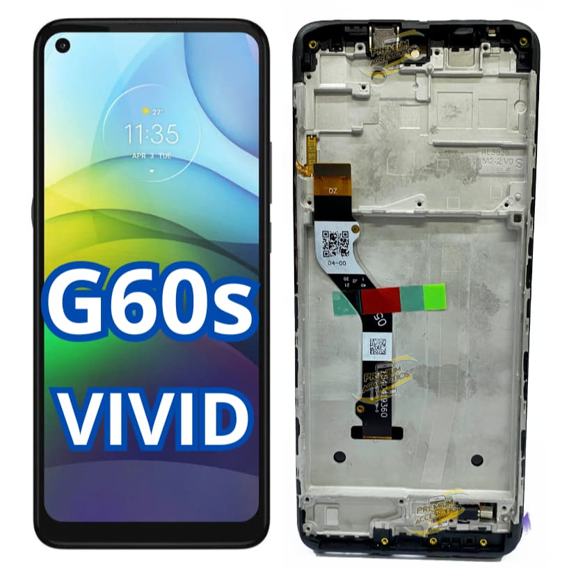 Tela Frontal Touch Display Compatível Moto G60s Xt2135